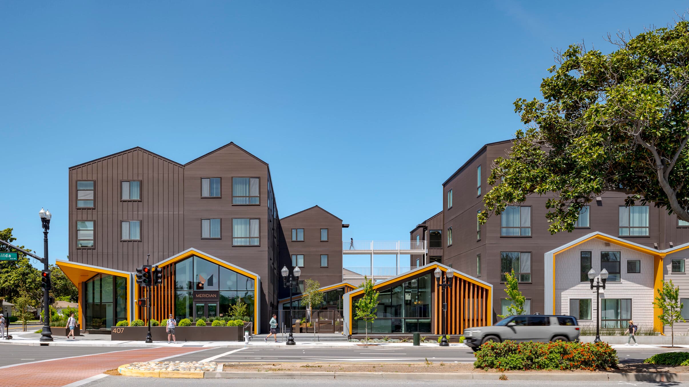 Meridian — street-facing housing